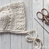 Crochet A Classic T-Shaped Baby Bonnet {Free Pattern Tutorial} | Kirsten Holloway Designs