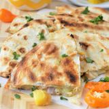 Grilled Chicken and Pineapple Quesadillas - Kitchen Concoctions