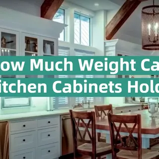 How Much Weight Can Kitchen Cabinets Hold? - KitchenProfy