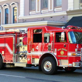 Campland Fire in San Diego Sends Black Smoke Over Mission Bay