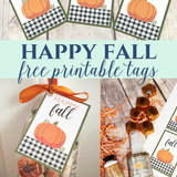 Happy Fall Gift Tags - Leah With Love