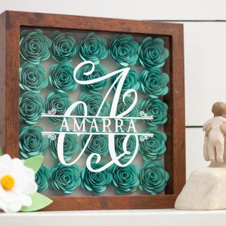 Flower Shadow Box DIY: Entire Process from Start to Finish!