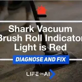 Shark Vacuum Brush Roll Indicator Light is Red - Life on AI