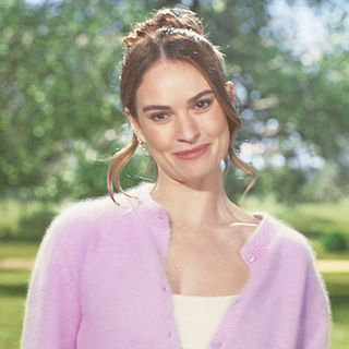 Lily James Keeps the Data Rolling for Latest Sky Mobile Spot - Lily James Online — Your source for all things Lily James