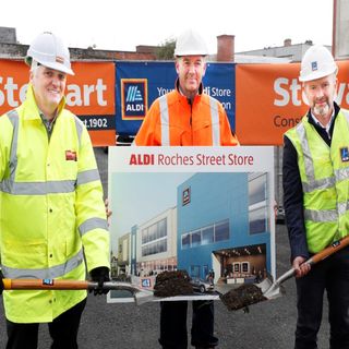 Aldi breaks ground on new city centre store in Limerick