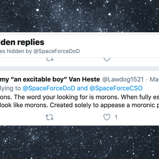 Is Space Force the government's pettiest Twitter?