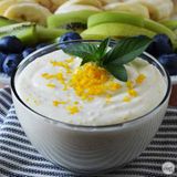 Fruit Dip Recipe With Cream Cheese & Sour Cream | Live Craft Eat