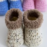 Quick Crochet Baby Booties (Free Pattern) - Maisie and Ruth