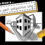 How to draw a 2 point perspective city for beginners! » Make a Mark Studios