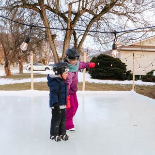 Easy DIY Outdoor Skating Rink - Mama.Papa.Bubba.