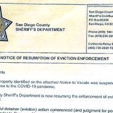 San Diego Sheriff Halts Evictions, Hours After They Were Set To Resume