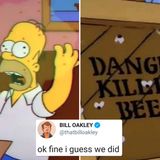 Simpsons DID predict corona AND murder hornets in 1993 episode, writer admits