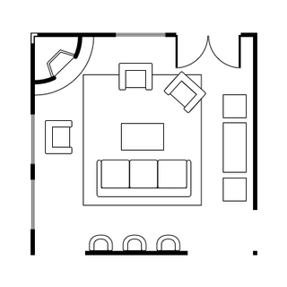 12 Square Living Room Layouts ideas for your Home - Roomhints