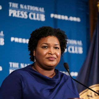 Stacey Abrams keeps her focus on voting