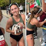 Chicago Marathon Runner Rescues Frightened Kitten Mid-Race