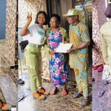 “Thanks to my parents” – Lady marches like soldier to congratulate parents after NYSC, salutes, and hands over her certificate