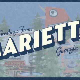 Visit Marietta's Holiday Logo up for a Vote