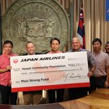 Japan Airlines donates over $132,000 to support West Maui recovery efforts : Maui Now - Bulletin Reporter