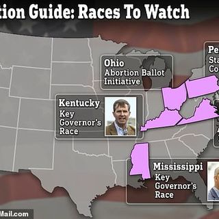 Daily Mail's 2023 Election Guide: The key races TONIGHT in Glenn Youngkin's Virginia, Kentucky and Mississippi and abortion on the ballot in Ohio - WSTPost