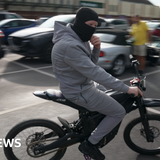 Illegal e-bike riders 'goading' police, force says