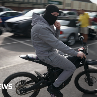 Illegal e-bike riders 'goading' police, force says