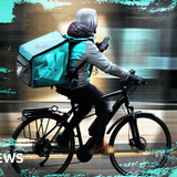 Children working as riders for food delivery apps