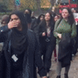 London Schoolchildren Leave Class for Pro-Palestine March