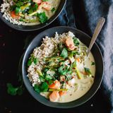 Thai Green Curry with Spring Vegetables