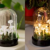 DIY Hot Glue Mushroom Lights