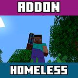 Download a homeless mod for Minecraft PE: A homeless mod for Minecraft for Android