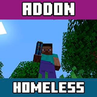 Download a homeless mod for Minecraft PE: A homeless mod for Minecraft for Android