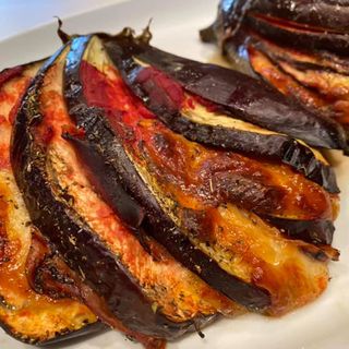 Ventaglio di melanzane al forno, Più buono e facile della parmigiana. Si fa in 10 minuti senza frittura con 3 ingredienti