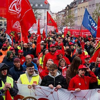 1. Mai im Schatten der Krise in Schweinfurt