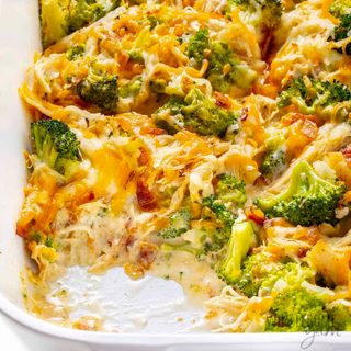 Chicken Bacon Ranch Casserole (Fast & Easy) - Wholesome Yum