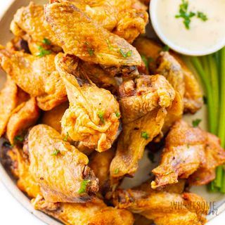 Air Fryer Chicken Wings (Super Crispy!) - Wholesome Yum