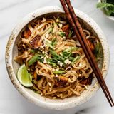 Easy Vegan Pad Thai Recipe w/ Sauce - Choosing Chia