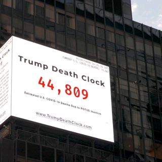 The ‘Trump Death Clock’ Shows the Toll of Coronavirus Inaction. And It May Be Coming to a City Near You.