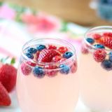 The BEST Moscato Punch Recipe with Raspberry Lemonade and Sprite!