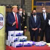 Donald Trump Refuses To Wear Mask At Mask Supplier, Suggests Testing Is 'Overrated'