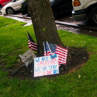 Protesters Held a “ReOpen the Coast” Rally in Seaside Today. Barely Anyone Showed Up.