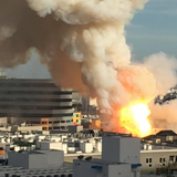 11 Firefighters Escape Through Ball of Fire in Explosion at Downtown LA Building