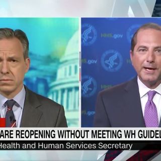 HHS Chief Alex Azar: Defying Social Distancing Guidelines Part Of American ‘Freedom’