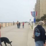 Weather Draws Crowds to Closed Virginia Beach Oceanfront