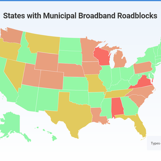 Cheap and Fast Municipal ISPs are Blocked in Almost Half of the US