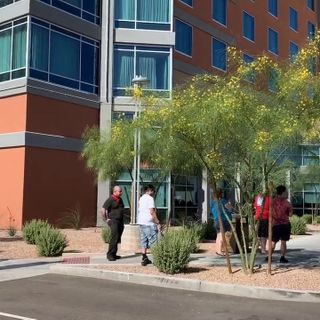 Lines form, crowd cheers for reopening of Arizona casino Friday