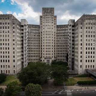 The ghost of Katrina: Photographer captures stunning images of hurricane-ravaged buildings