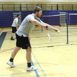 Community badminton in Burns Lake