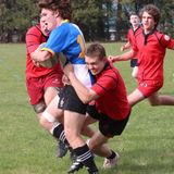 High school rugby - Clearwater Barriere combined team versus NorKam Brock rugby