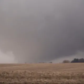 Watch a Huge & Rare Tornado that Roared Across Iowa Today