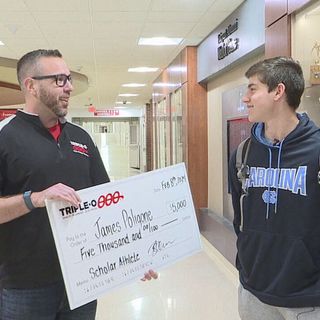 The scholar athlete who does it all: Fairport's Poligone wins $5,000 scholarship